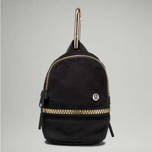 lululemon athletica black city adventurer Backpack nano